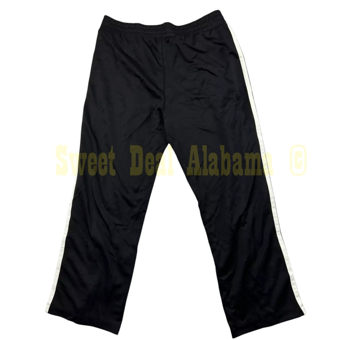 Women's High-Rise Track Pants - Wild Fable, Medium, Black w/ Red & White Stripe