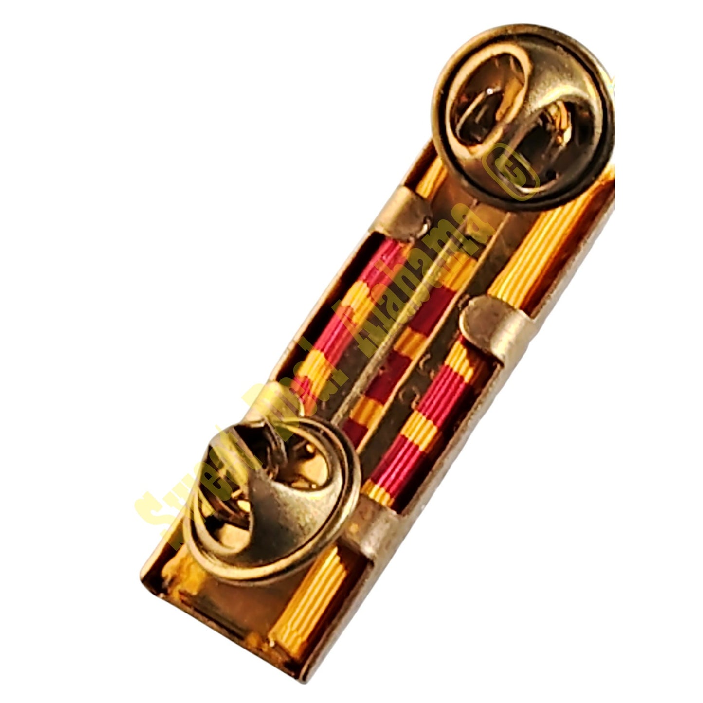 Pin - Vietnam Presidential Unit Citation, Small Leaf Gold Frame 1/2"H x 1-1/2"W