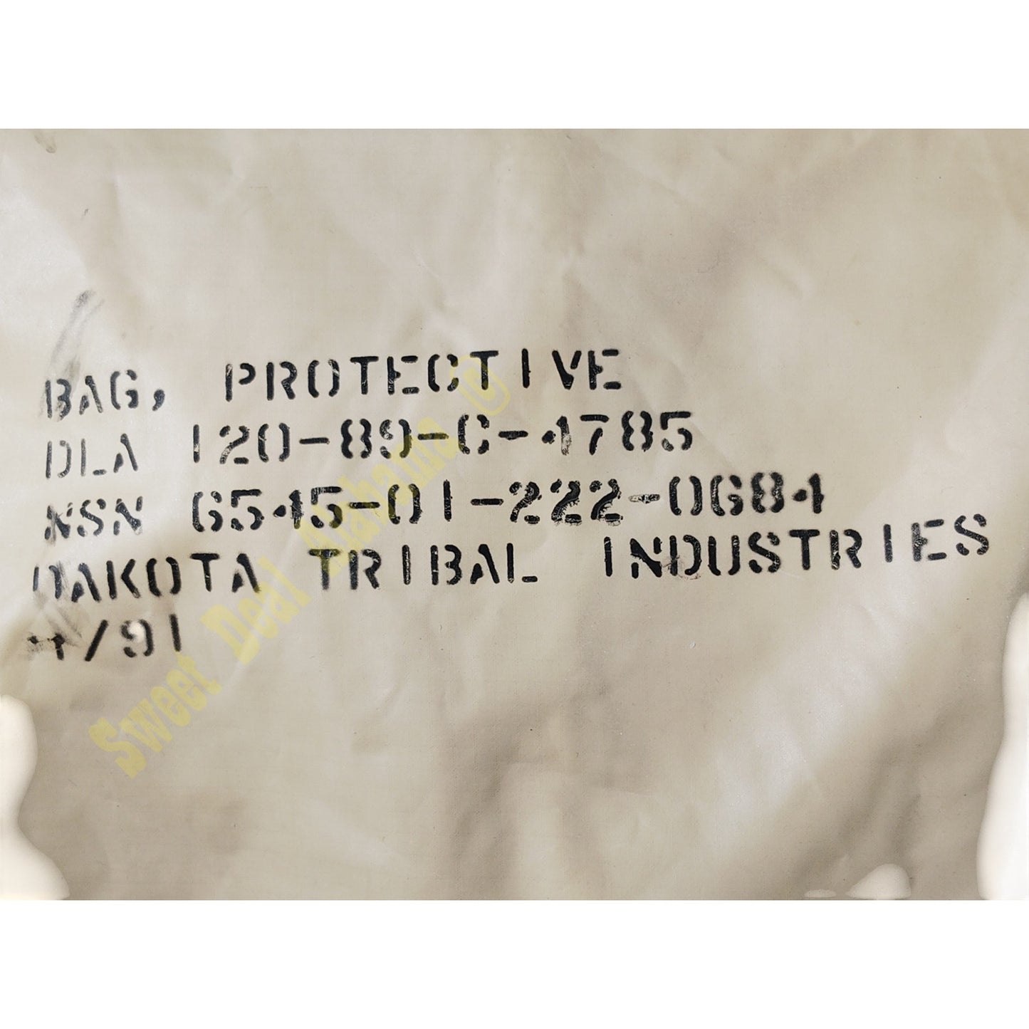 1989 Military Protective Bag- Dakota Tribal Industries, Coyote Tan, 24 x 12 x 11