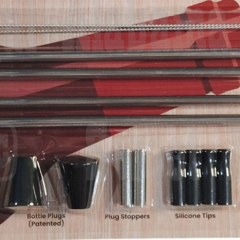 Primitive Life Stainless Steel Drinking Straws Kit – Wine & Beer Bottle Lengths