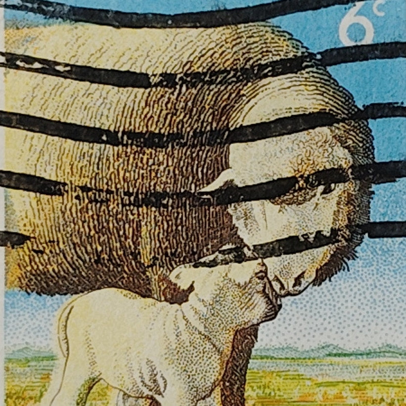 1971 US 6c America's Wool Commemorative #1423 Used Cancelled Vintage