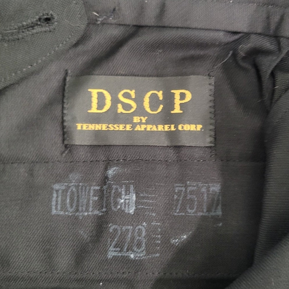 US Navy Dress Trousers - Size 31L - Blue 3346 - Poly/Wool Tropical MIL-T-41828H