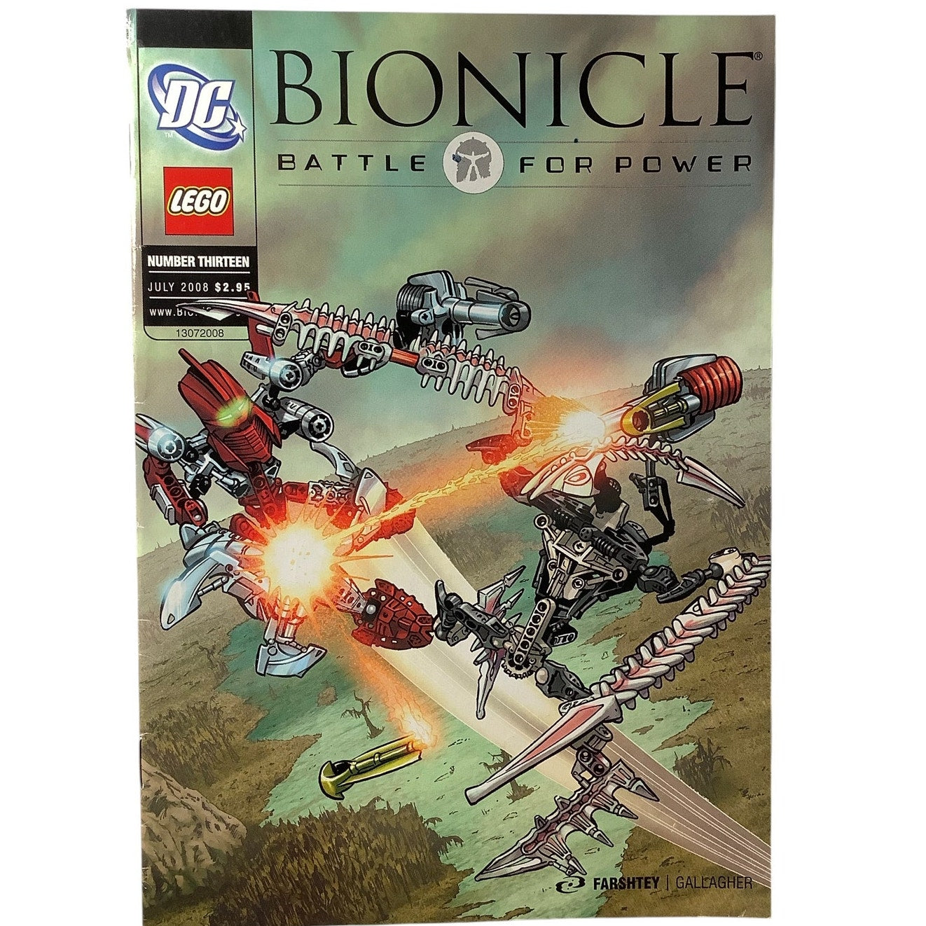 Bionicle Battle for Power #13, Lego, July 2008 DC Comics, NM 9.4