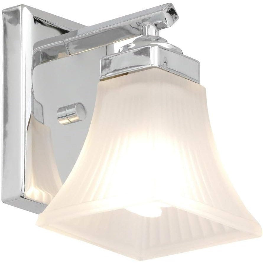 Progress Lighting 5 in. Oasis Collection 1-Light Polished Chrome Vanity Light