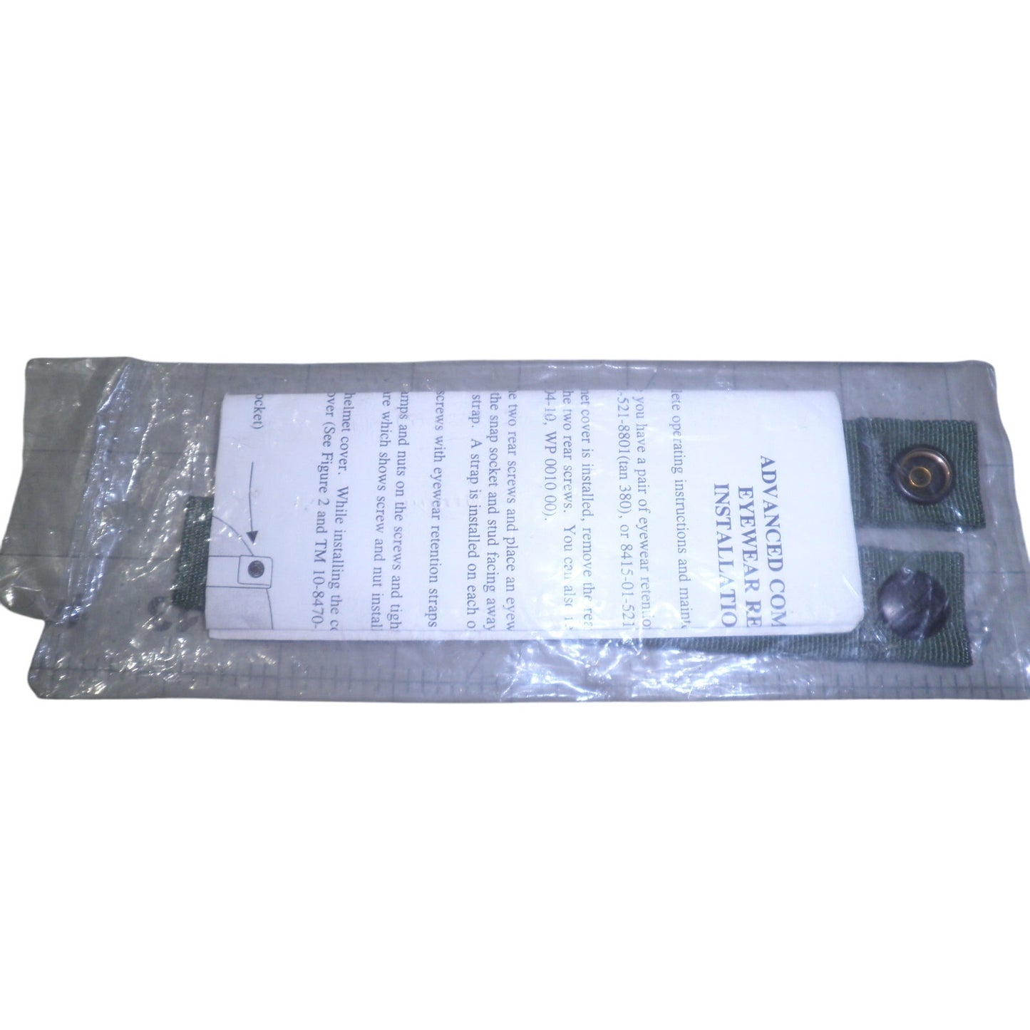 ACH Eyewear Retention Strap, NSN 8415-01-487-1605, Foliage Green, MIL-DTL-32134