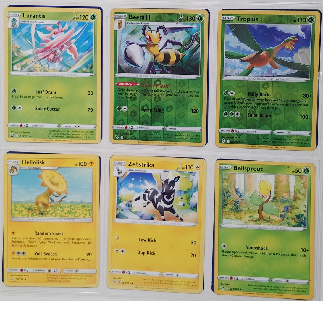 18 Random Pokémon Cards Pictured, Actual Photos Provided