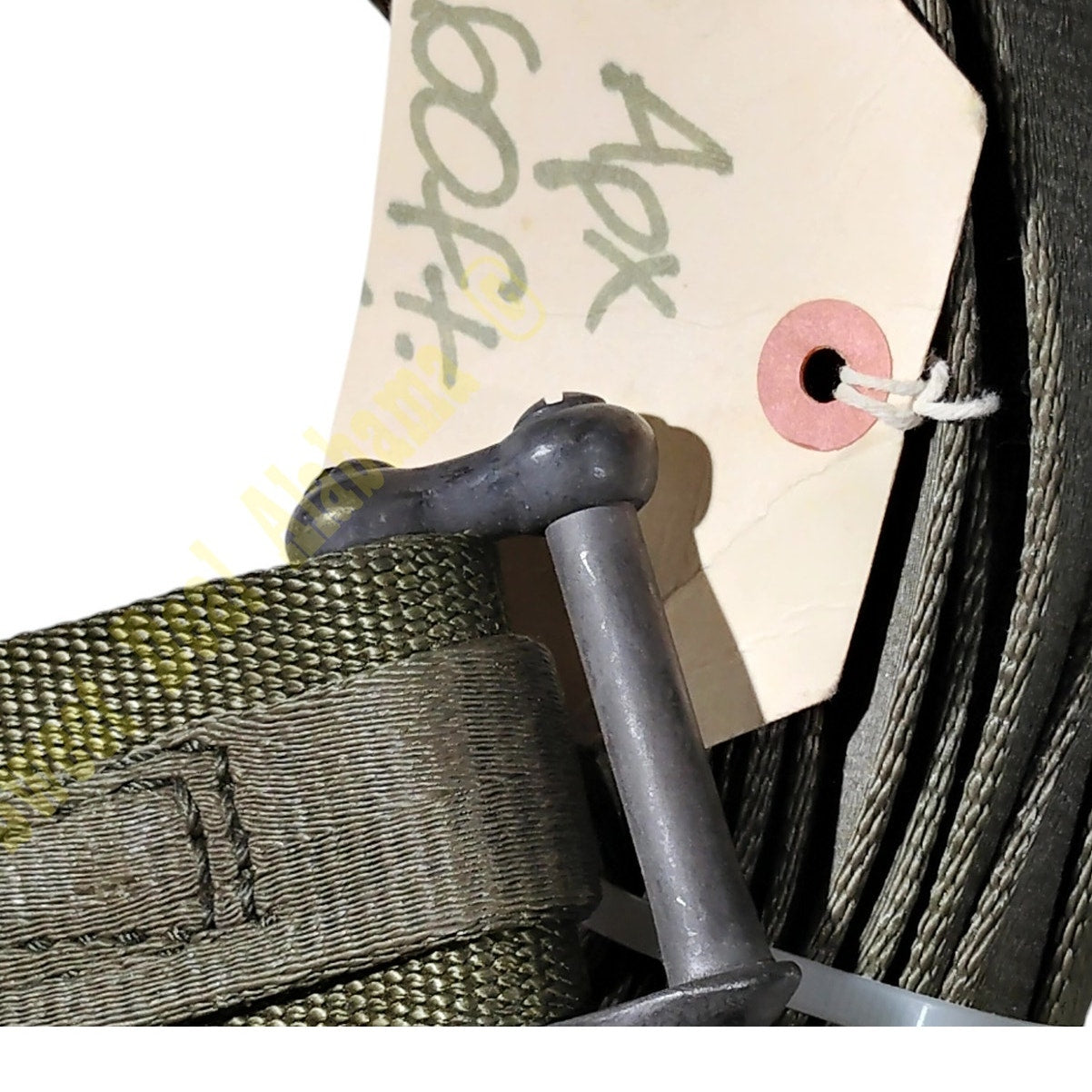 Military 1" Webbing w/ One Reinforced Metal Sling End, Approx. 60 Ft Length