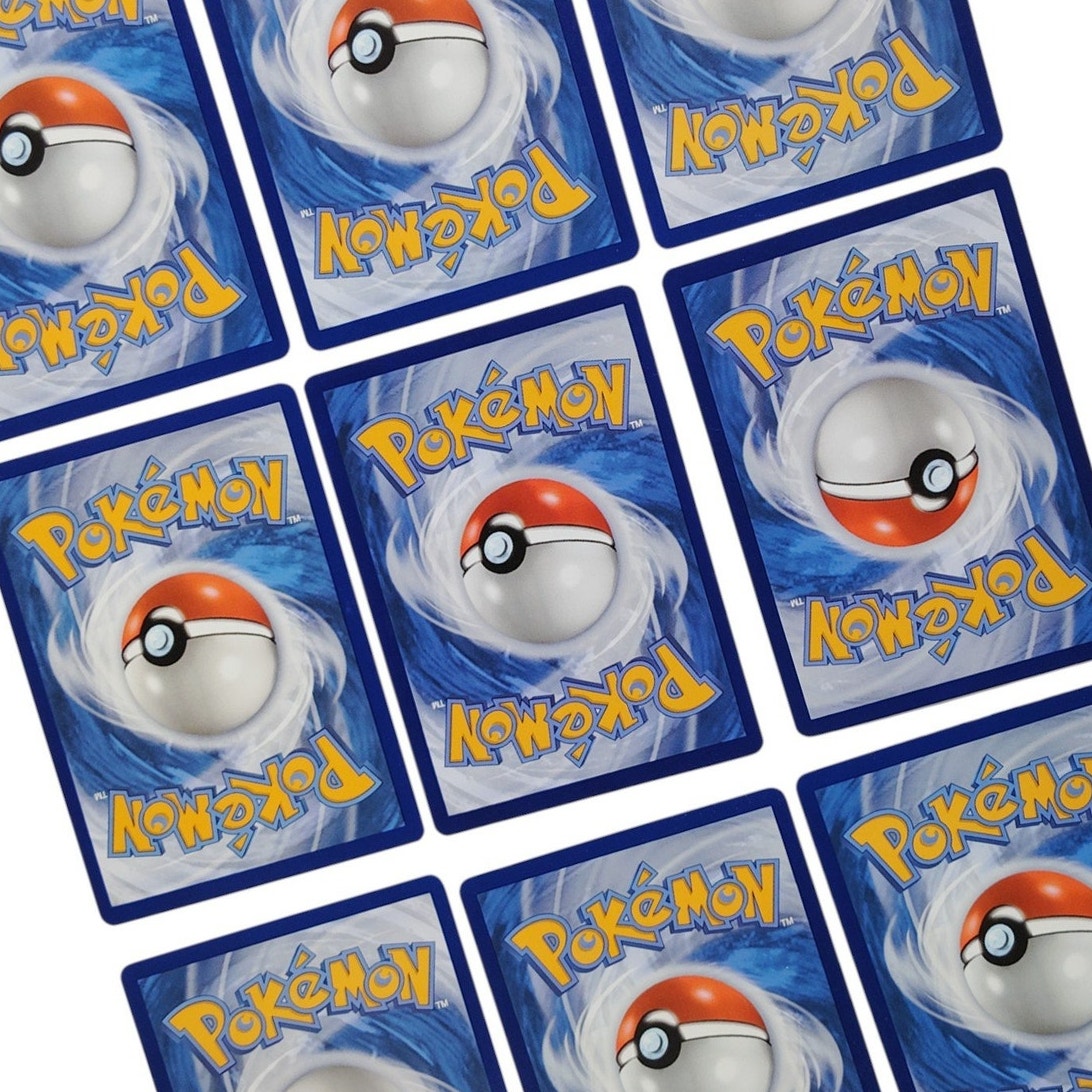 18 Random Pokémon Cards Pictured, Actual Photos Provided