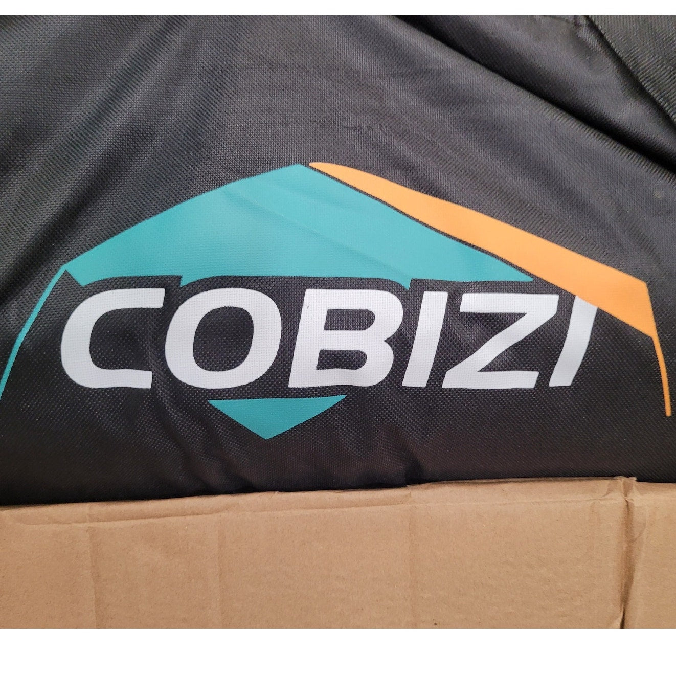 COBIZI 10x10 Heavy Duty Pop-Up Canopy Tent – Khaki, 4 Removable Sidewalls, Waterproof, Portable Bag