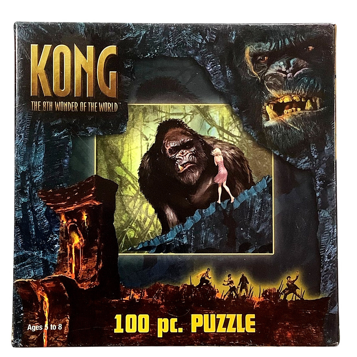 King Kong 100-Piece Puzzle 2005 NEW SEALED 8th Wonder Pressman 12.5" x 15” Mint