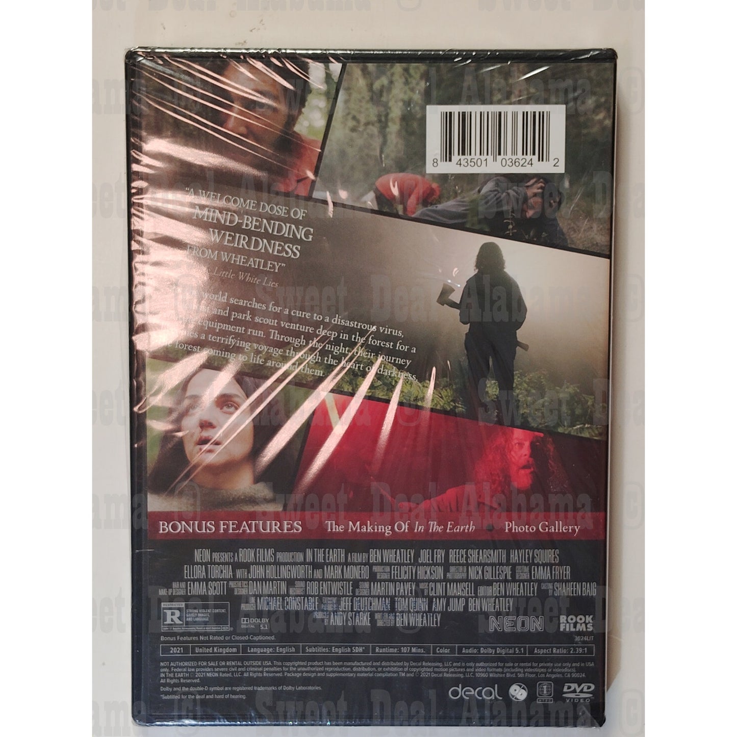 In the Earth (2021 DVD) 107 Minutes of Horror, Mystery & Suspense