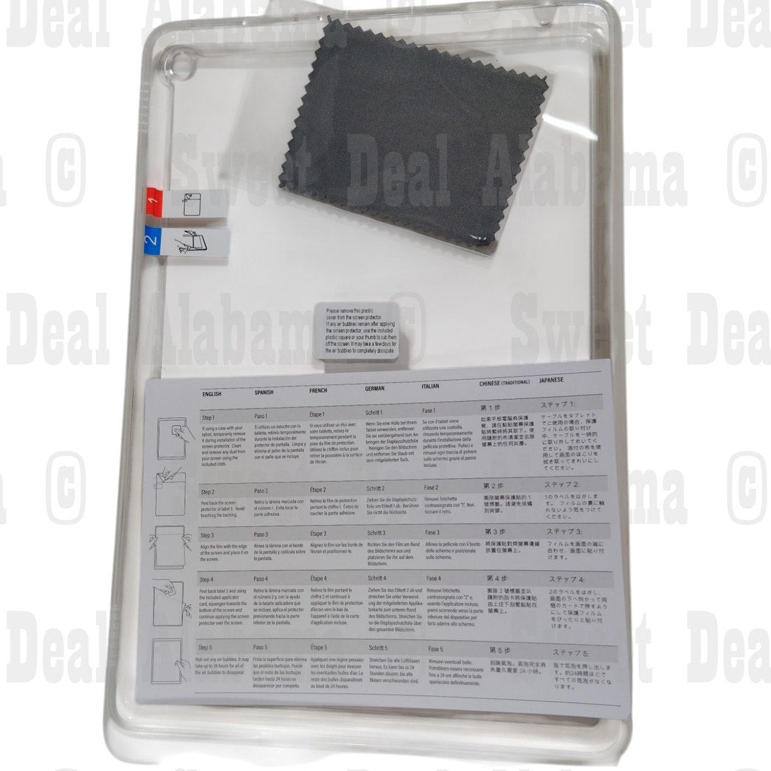 Mission Tablet Case For Amazon Fire HD 10 Tablet, Clear w/ Screen Protector