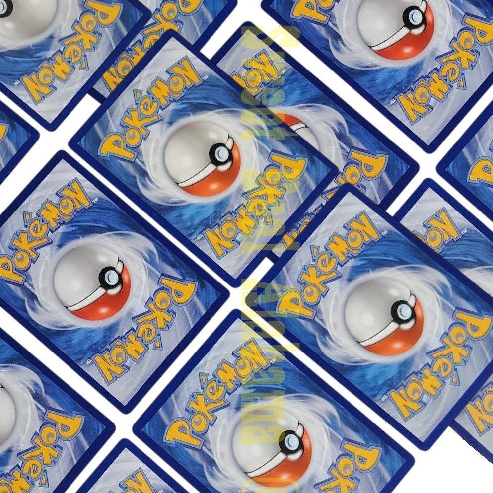 18 Random Pokémon Cards Pictured, Actual Photos Provided