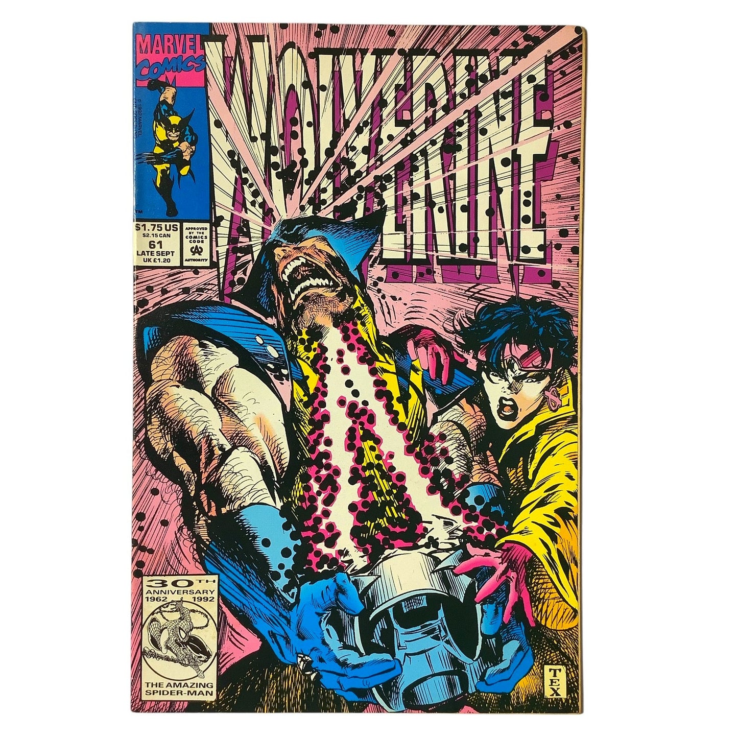 Marvel's Wolverine #61, Nightmare Quest, Late Sept 1992, VF/NM 9.0