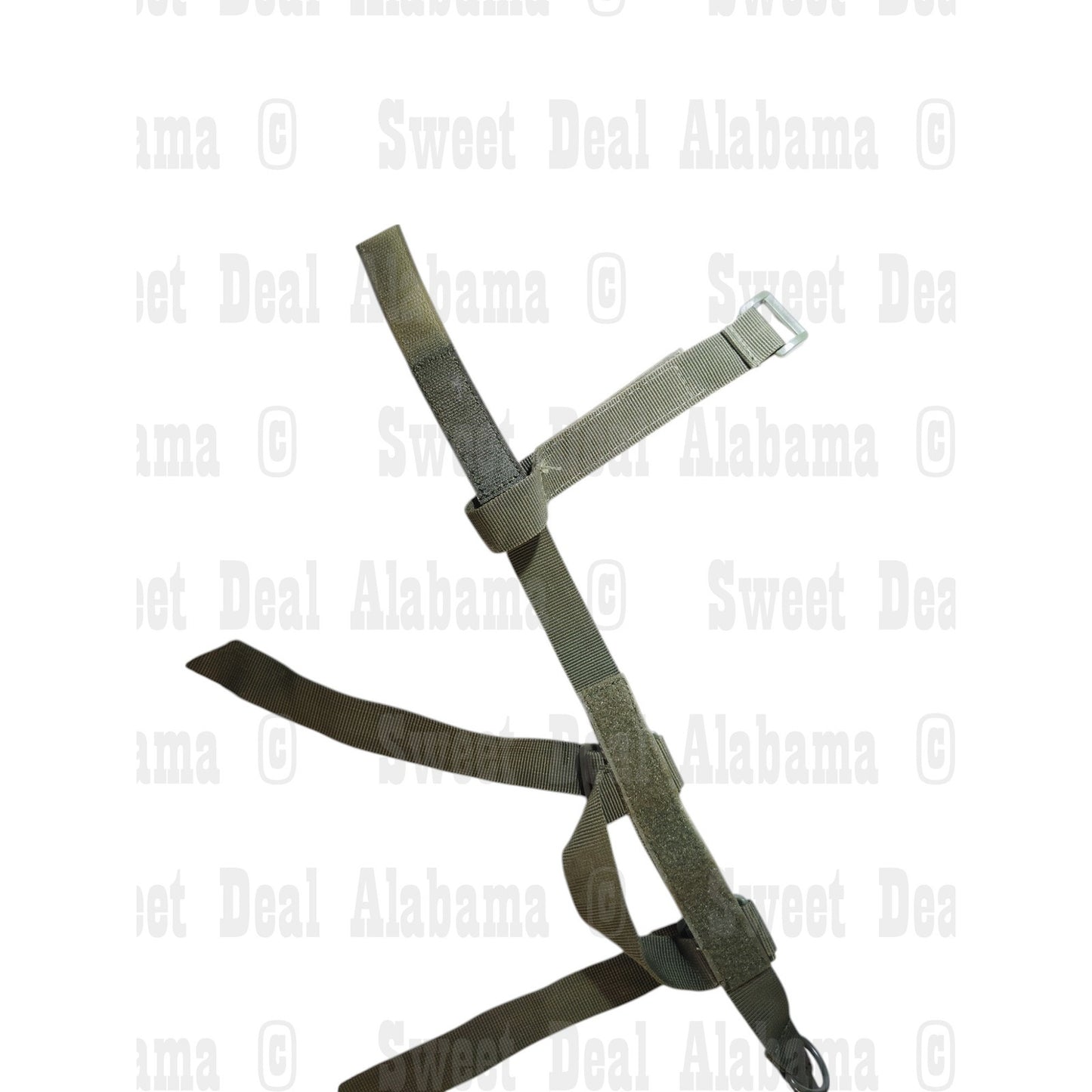 1" Olive Drab Webbing Strap w/ Buckles - Adjustable Utility or Gear Use