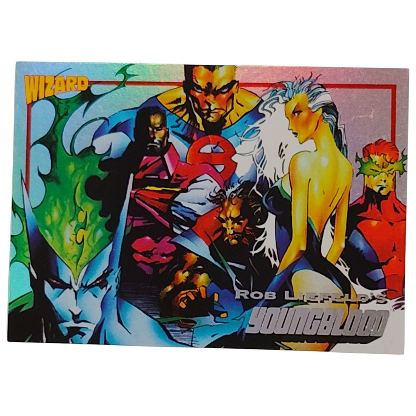 Rob Liefeld's Youngblood, Away-Team 1993 Collector's Card #3 Kibosh-O-Meter