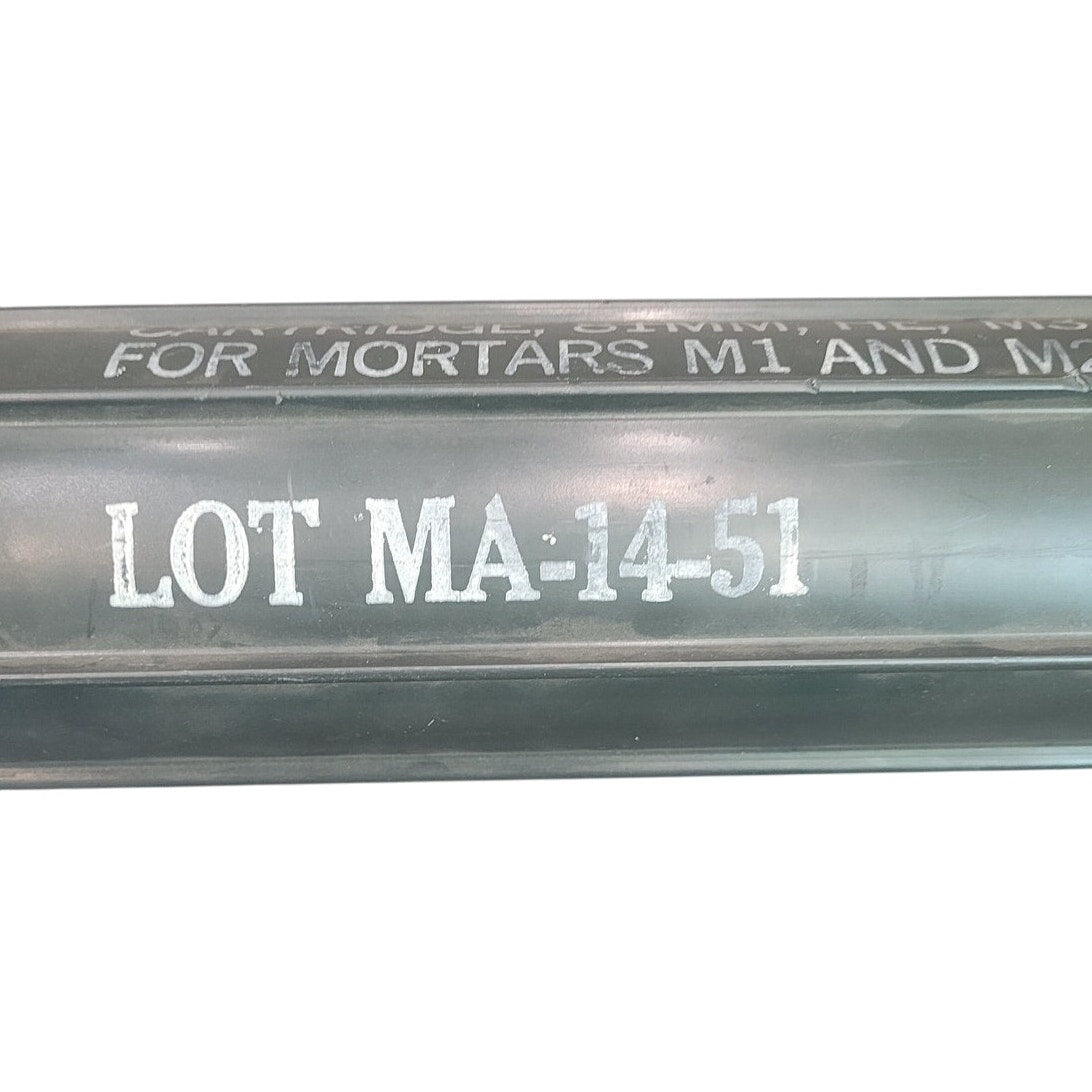 Vintage U.S. Military M524A5 Transport Tube – 22"L x 3"D | Surplus Storage Case