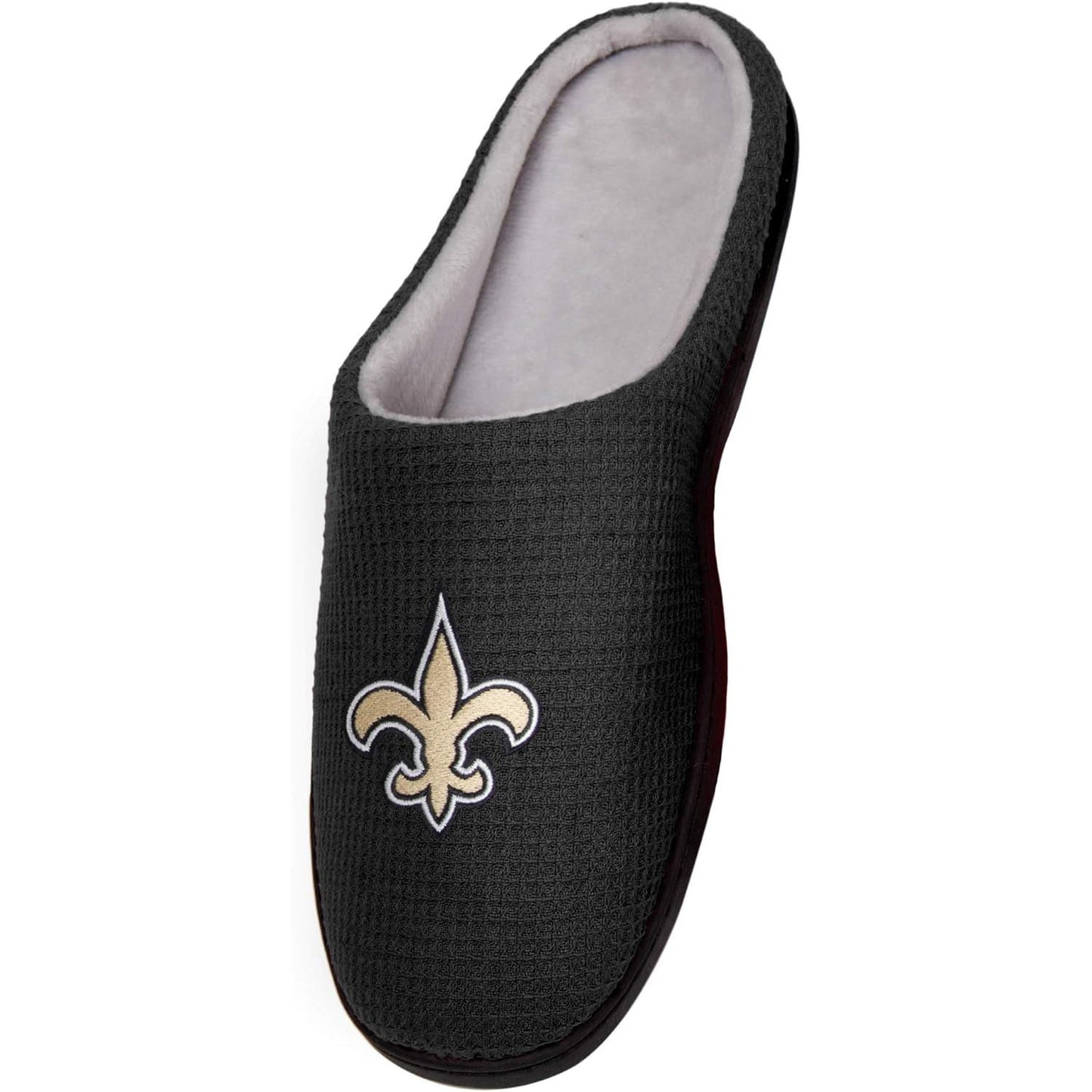 New Orleans Saints NFL Licensed Mens Memory Foam Slides - Small