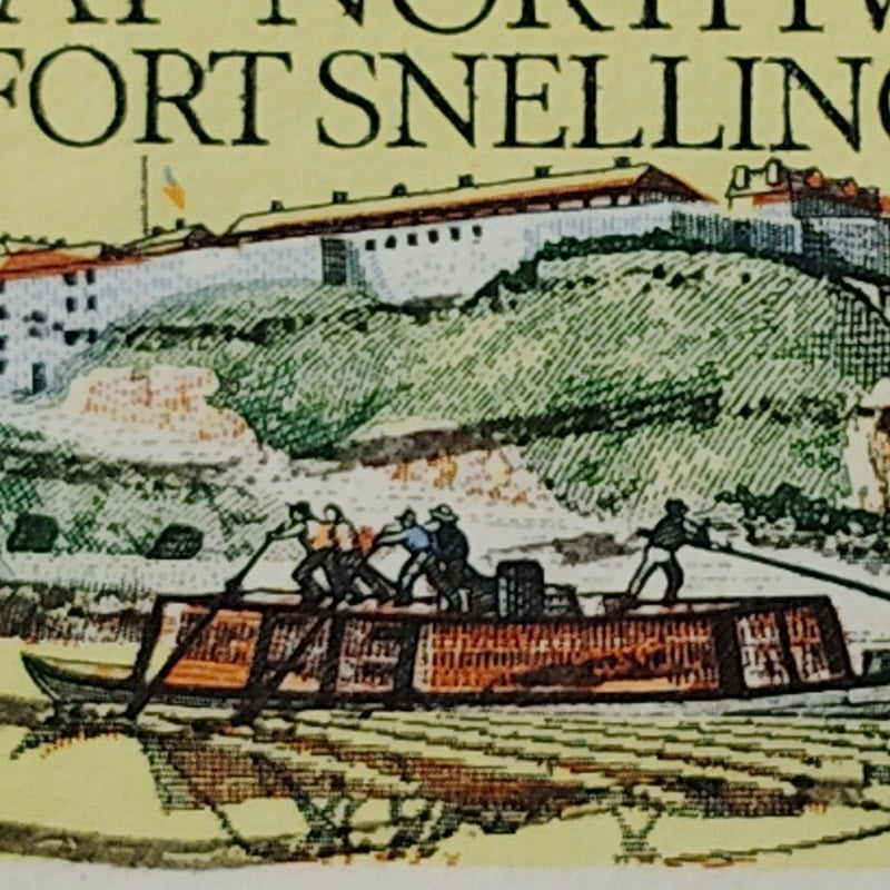 1970 US 6c Fort Snelling 150th Anniversary Stamp #1406 Used Cancelled