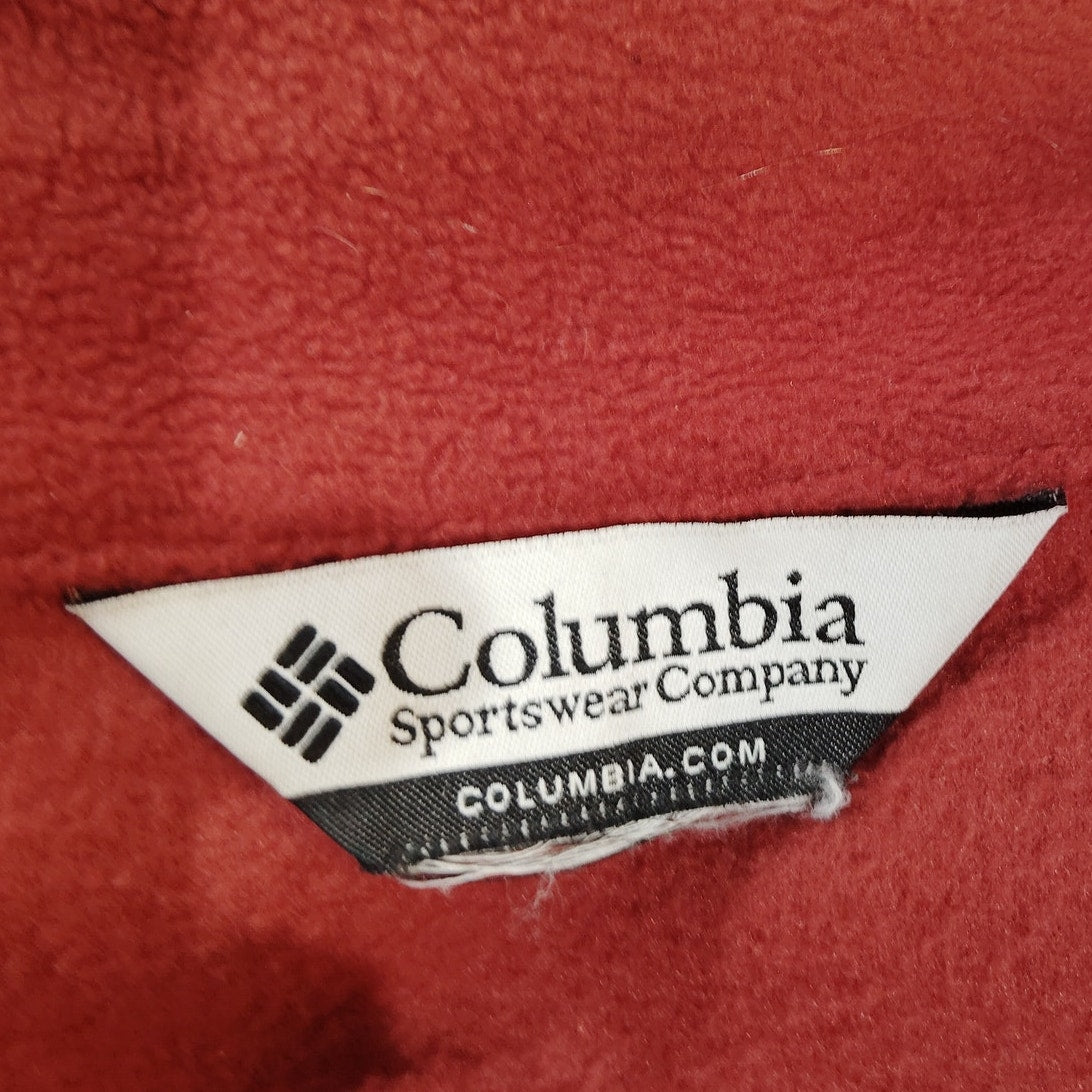 Vintage Columbia Sportswear University of Alabama Fleece Vest XL – Crimson & Black, Iconic “A” Logo