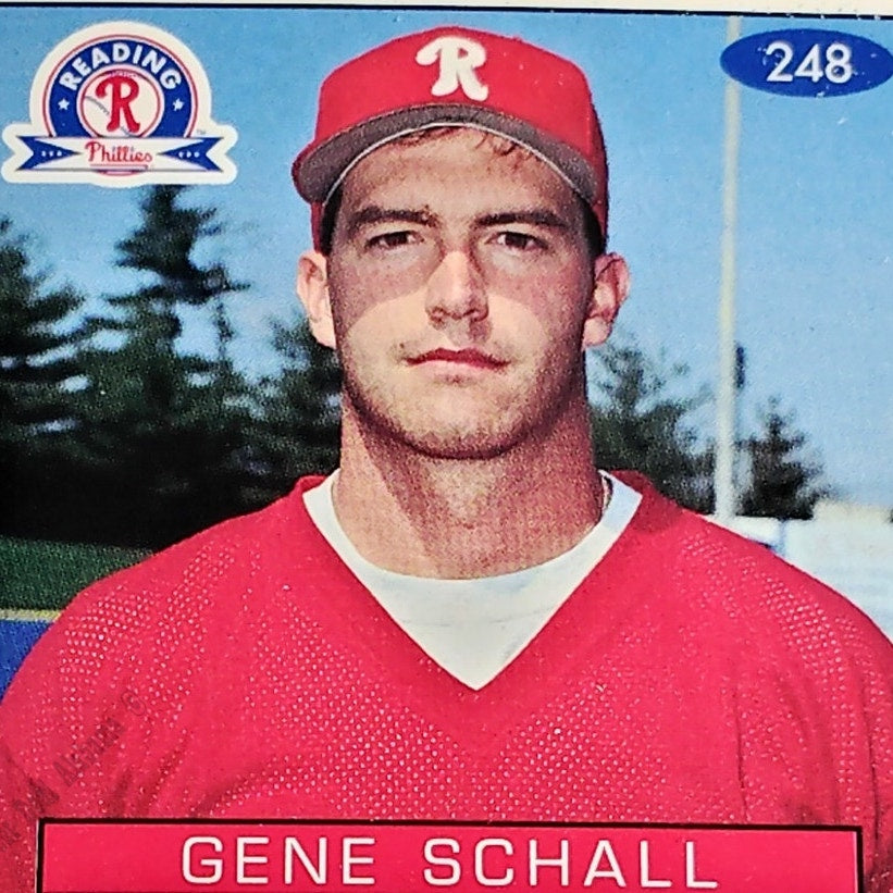 Gene Schall, Reading Phillies, No. 248, 93-94 Fleer Excel Minor Leagues