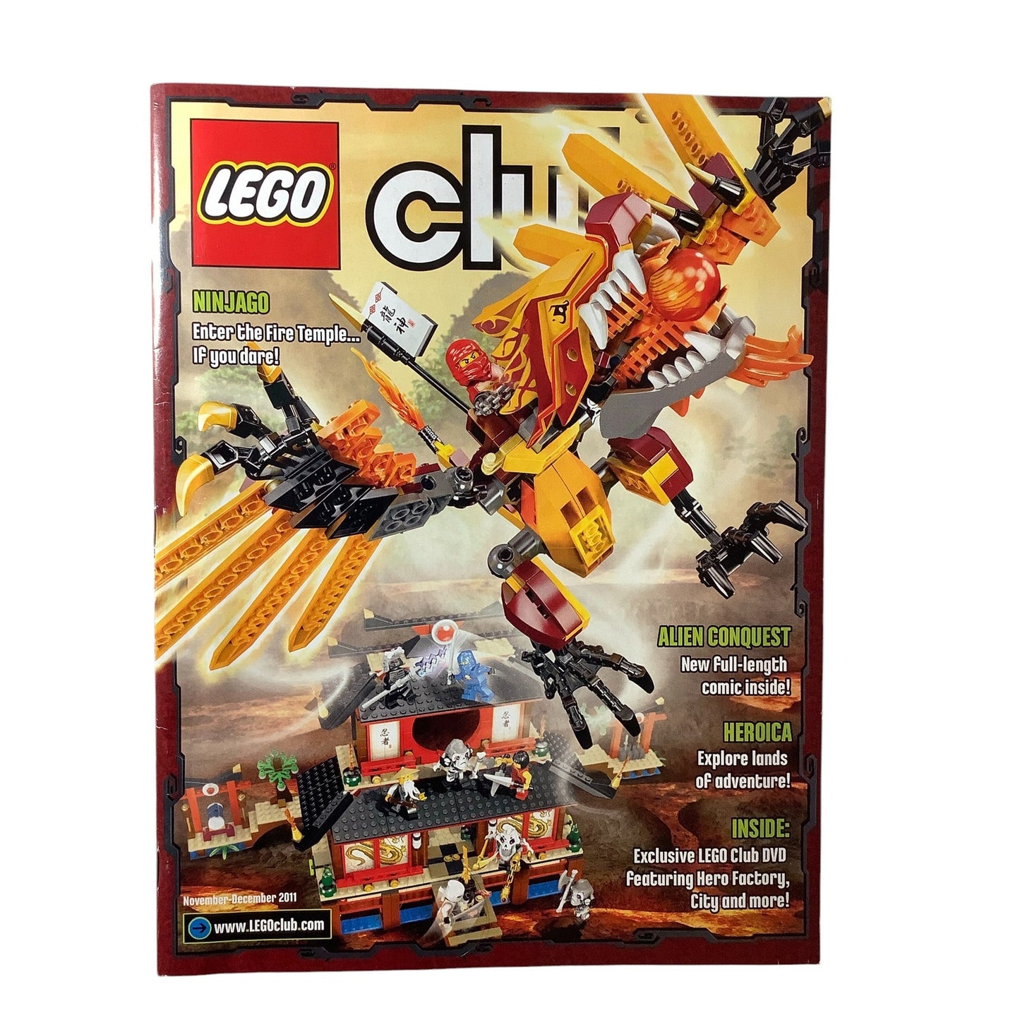 5 x Back Issues Lego Club Magazines, 5 issues from 2010-2015 Pictured