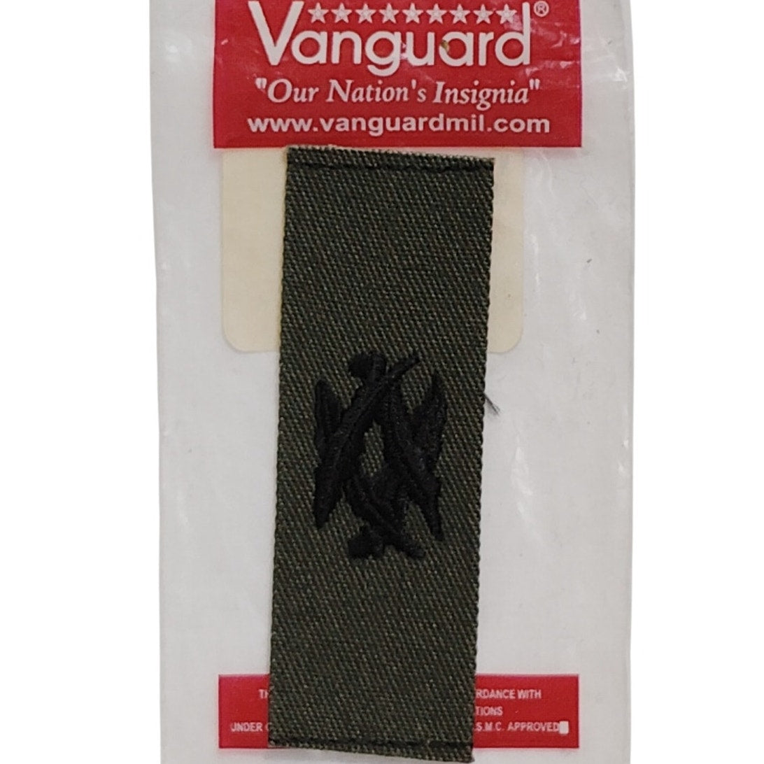 Vintage USN BDG Subdued Civil Engineer Collar Device – Embroidered Patch, Vanguard USA