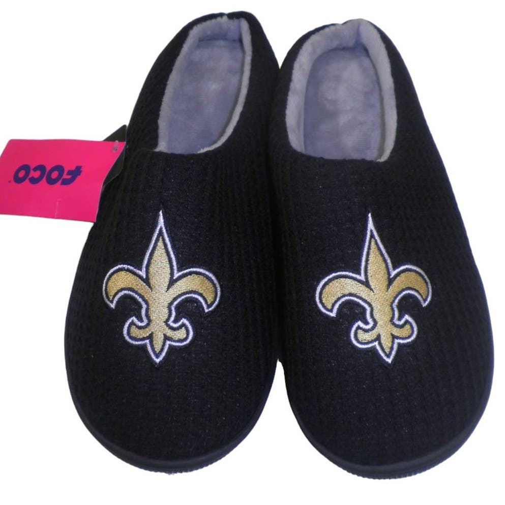 New Orleans Saints NFL Licensed Mens Memory Foam Slides - Small