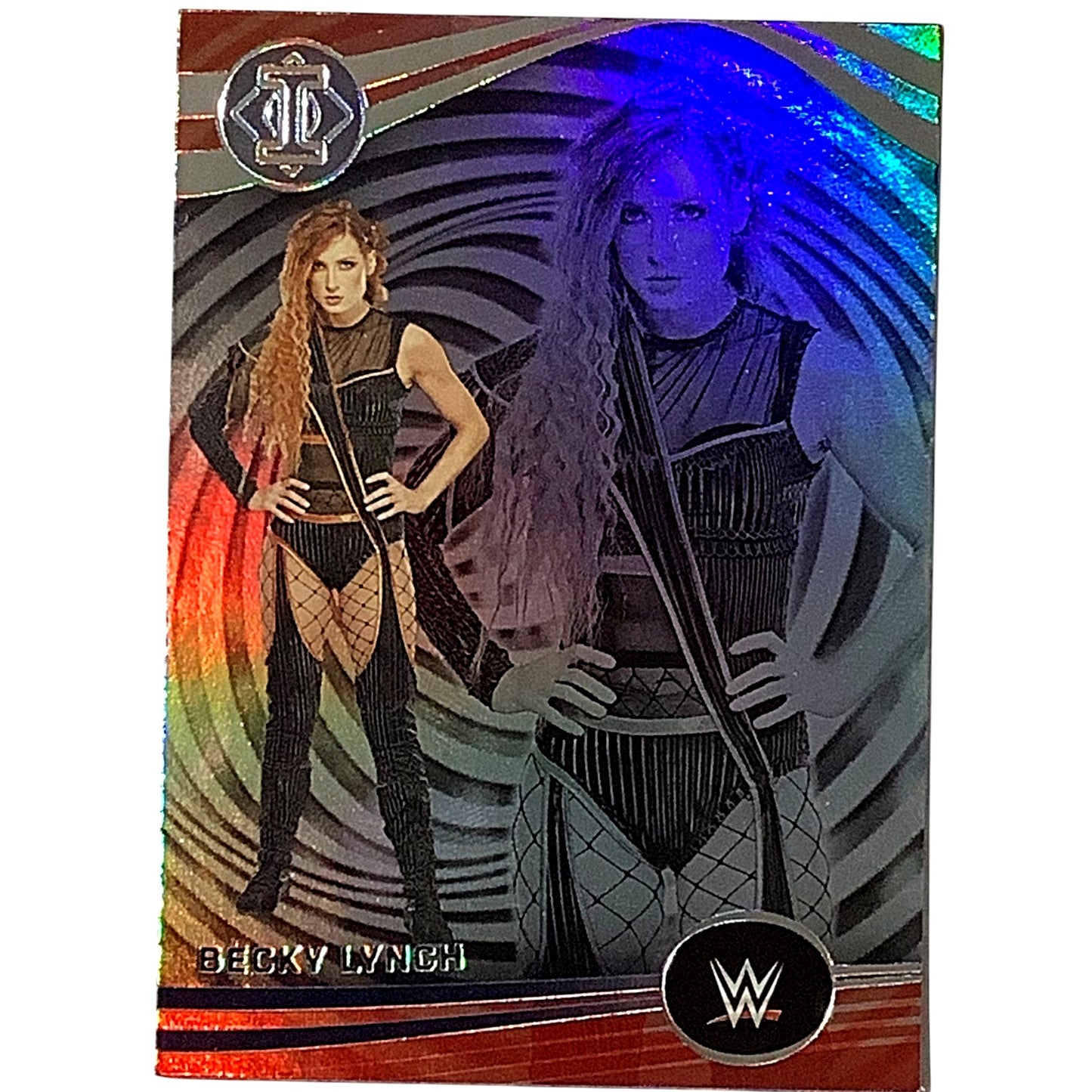 Becky Lynch, RAW Prism Card 260, 2023 Panini - Chronicles Illusions WWE NM+
