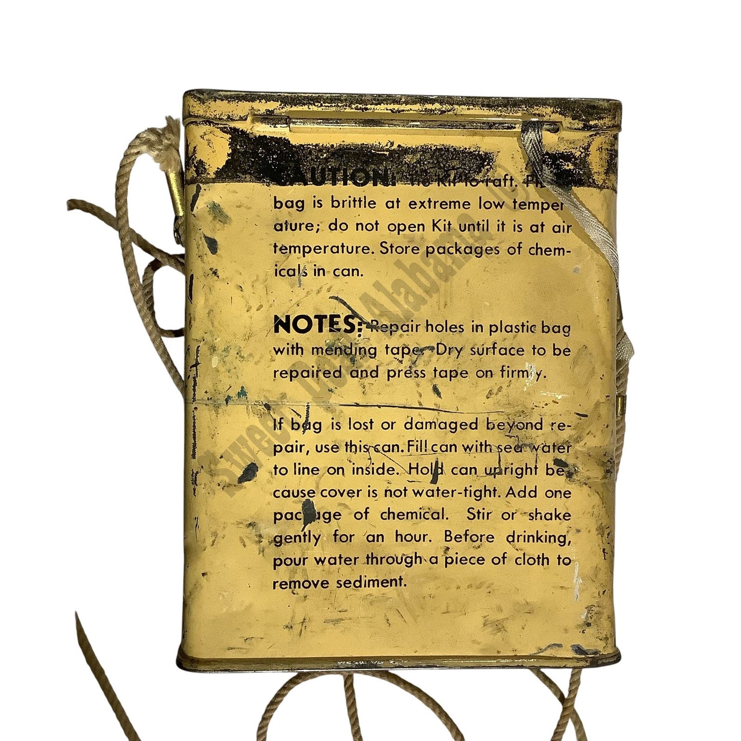 1951 Military Sea Water Desalter Kit, MK-2. Mfr. The Permutit Co., Birmingham NJ