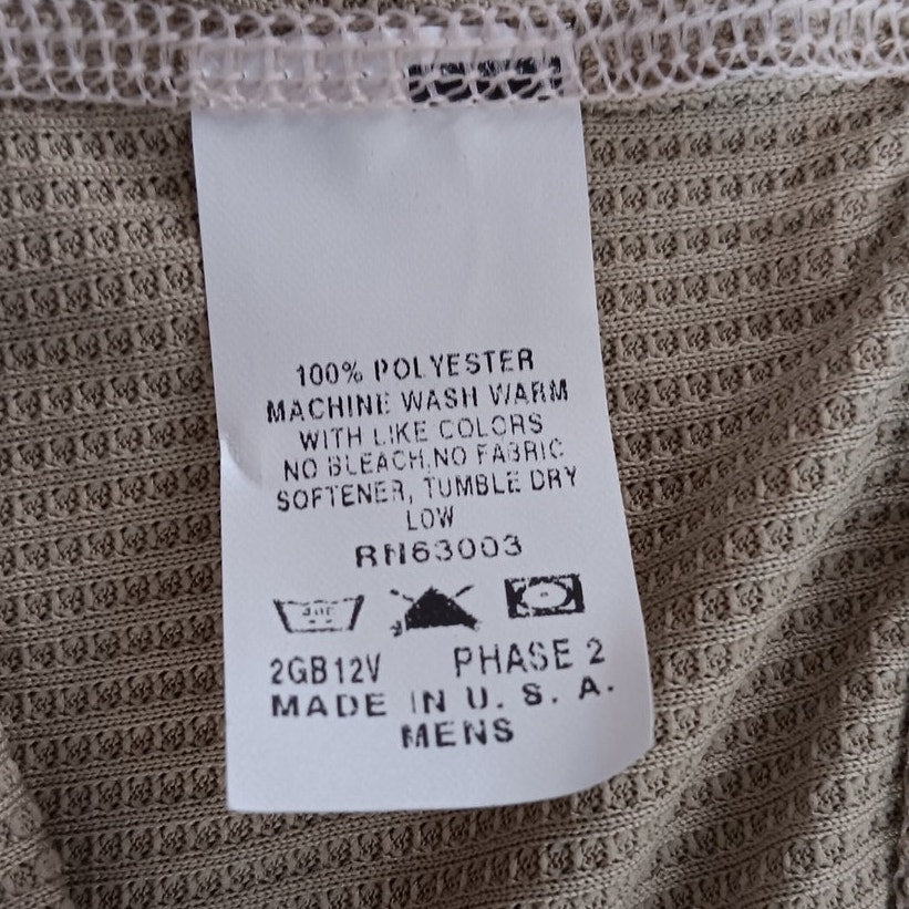 XGO Phase 2 Waffle Base Layer Pants - Desert Sand - XL - 100% Acclimate Dry, USA