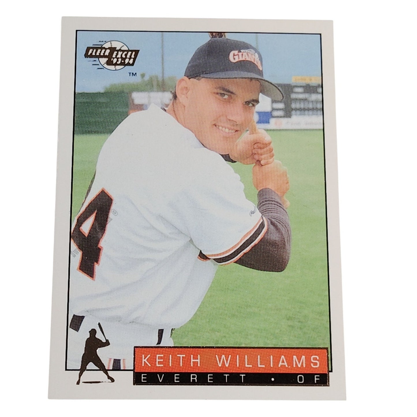 Keith Williams, Everett Giants, #296, 93-94 Fleer Excel Minor Leagues