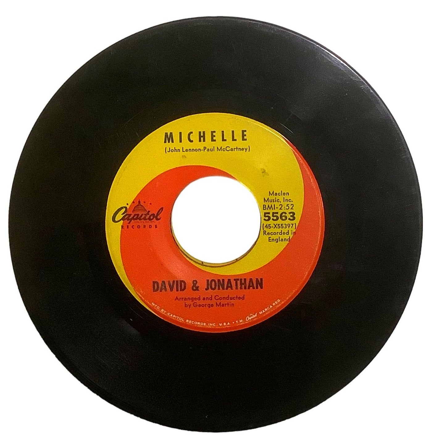 David & Jonathan – Michelle & How Bitter the Taste of Love, 1965 Capitol No.5563