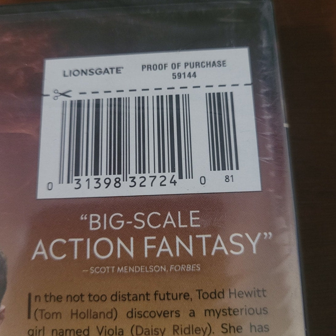 Chaos Walking DVD 2021 Sci Fi Adventure Thriller Daisy Ridley Holland Mikkelsen