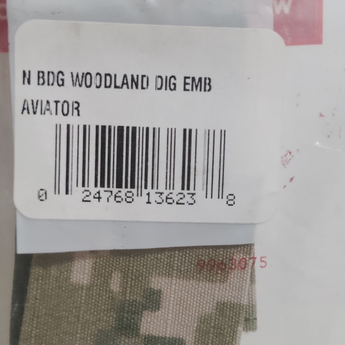 USN NWU Type III Aviator Specialty Badge Tape – Green Digital – Sew‑On