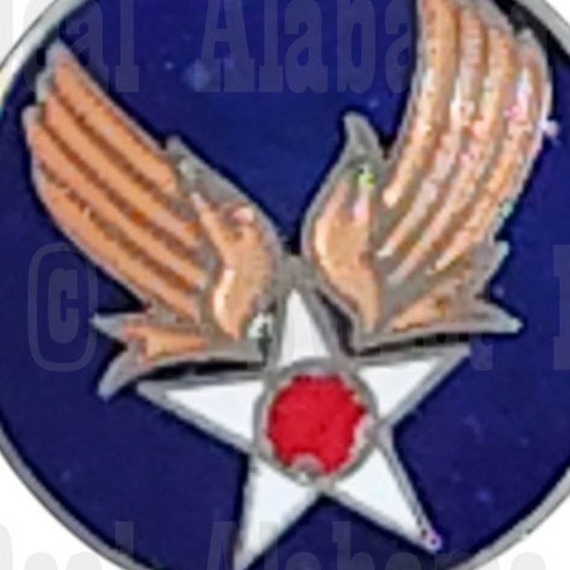 Army Air Corps Air Force Metal Hat, Vest or Lapel Collectors Pin 3/4"D