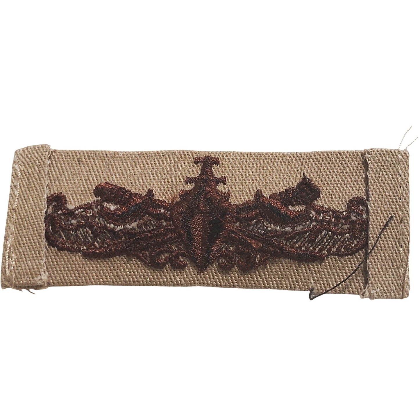 U.S. Navy Surface Warfare Officer (SWO) Subdued Embroidered Patch 3.25" x 1.25"