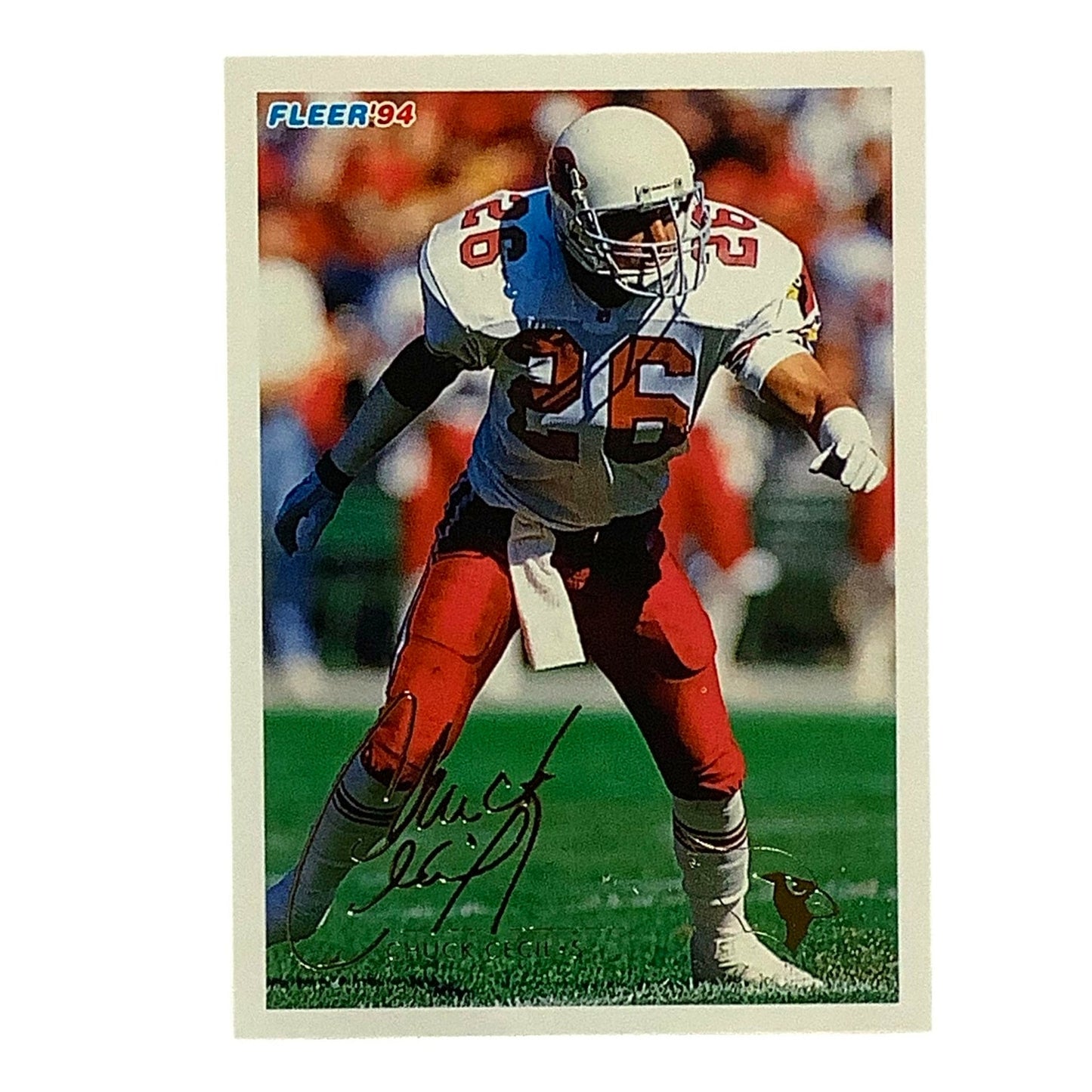 Chuck Cecil, Arizona Cardinals, NFL Fleer 1994 Card 5, EX/NM