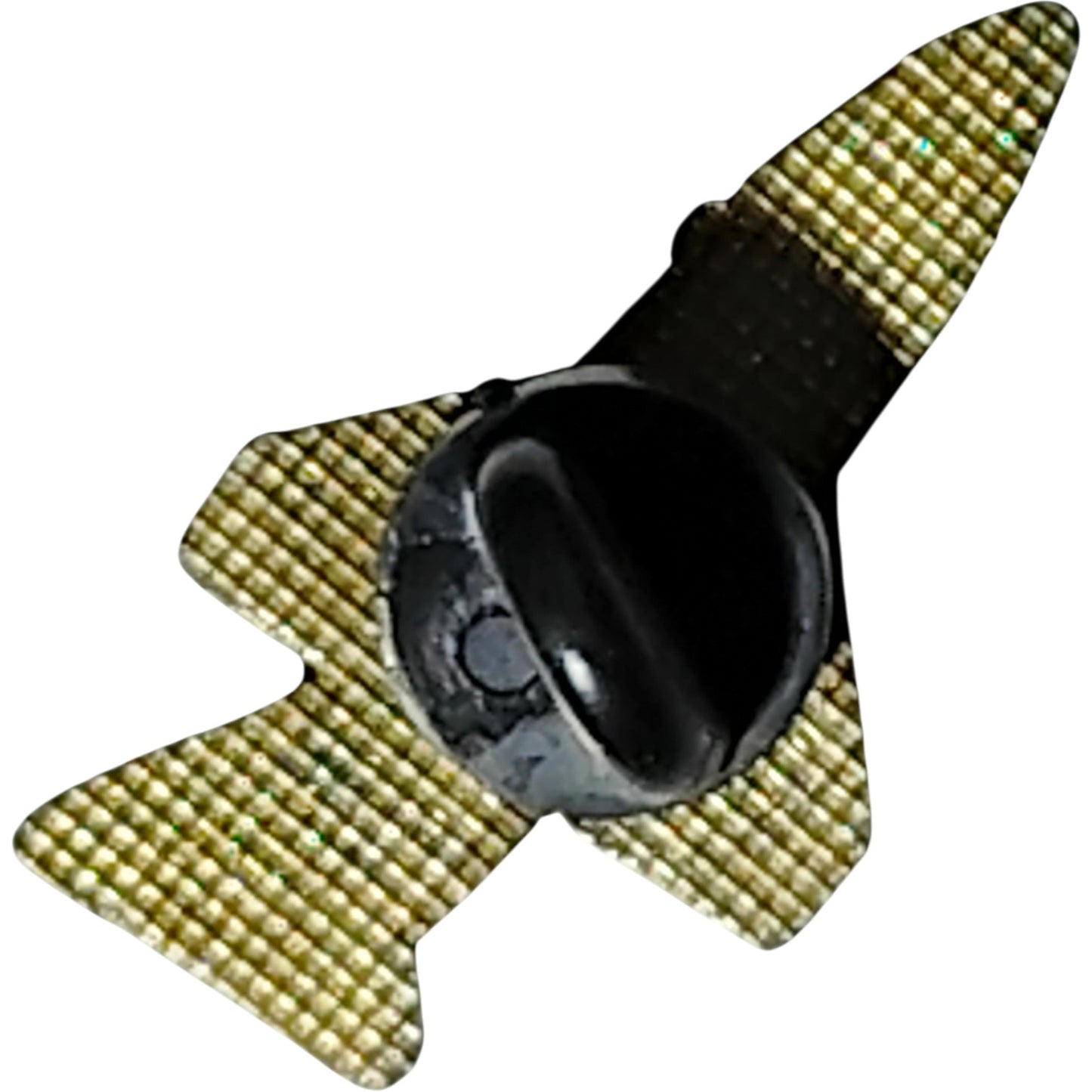 A-4 Skyhawk Blue Angels Hat, Lapel, Brooch Pin – 1-1/4" x 5/8", Rubber Backing, Blue/Yellow Enamel