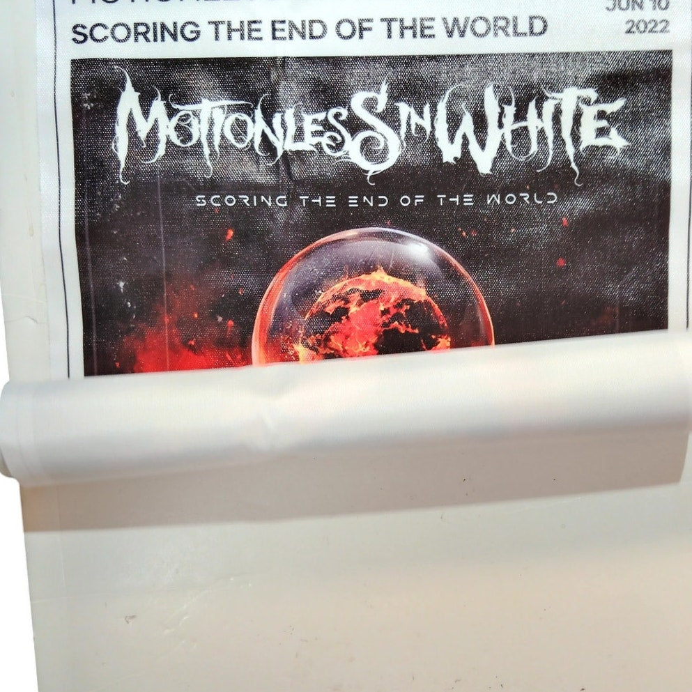 Motionless In White Canvas Print, Scoring The End of the World Album Poster 12x18" Unframed Wall Art