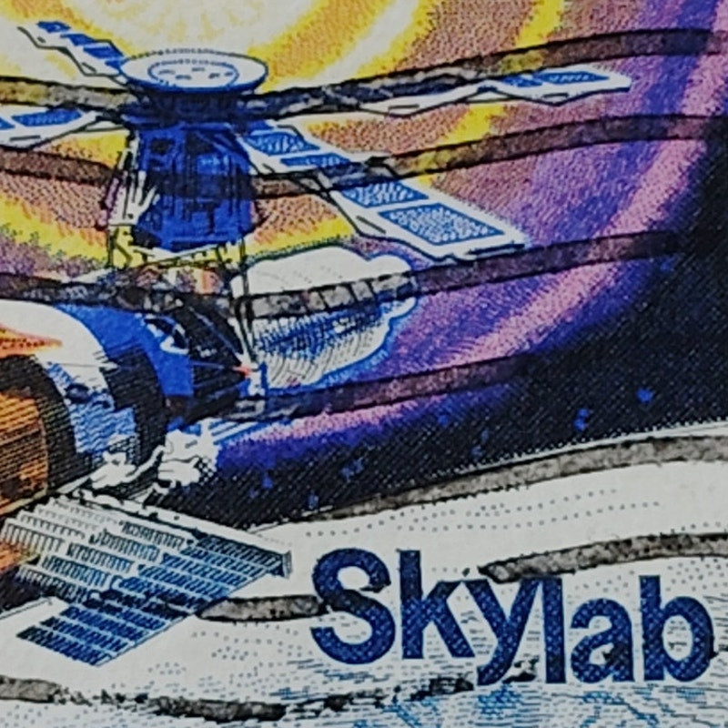 1974 US Postage Stamp Scott #1529 10c Skylab Space Station Used Canceled NASA