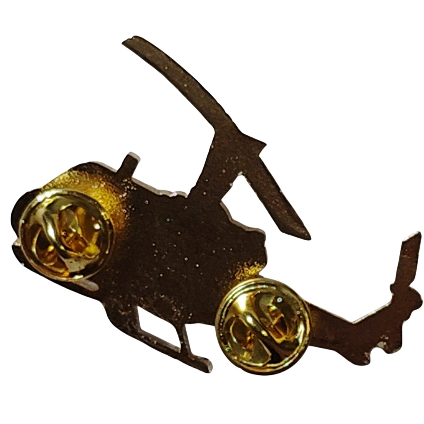Huey UH-1 Helicopter Hat Lapel Brooch Pin - Vietnam Era - 2"W x 1-3/8"H