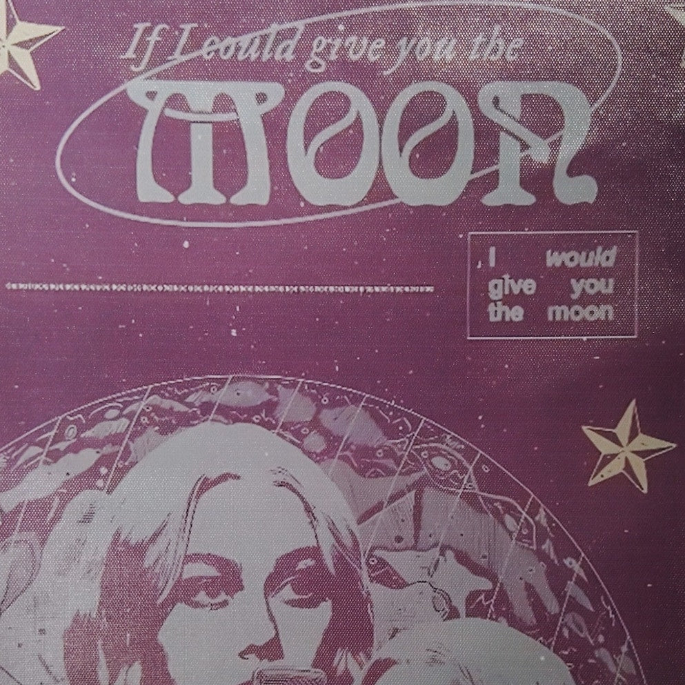 Phoebe Bridgers If I Could Give You The Moon Canvas Print Poster, Indie Music Art, 12x16" Unframed
