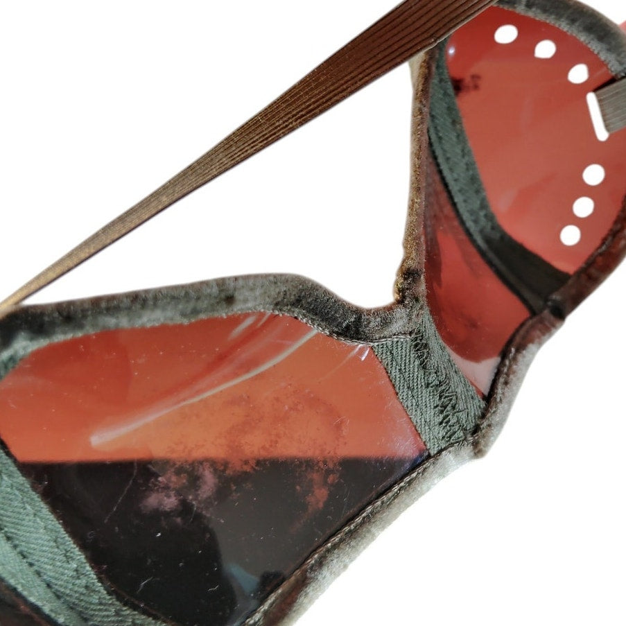 1966 USMC Snow Goggles w/ Case Vietnam Era Military Issue