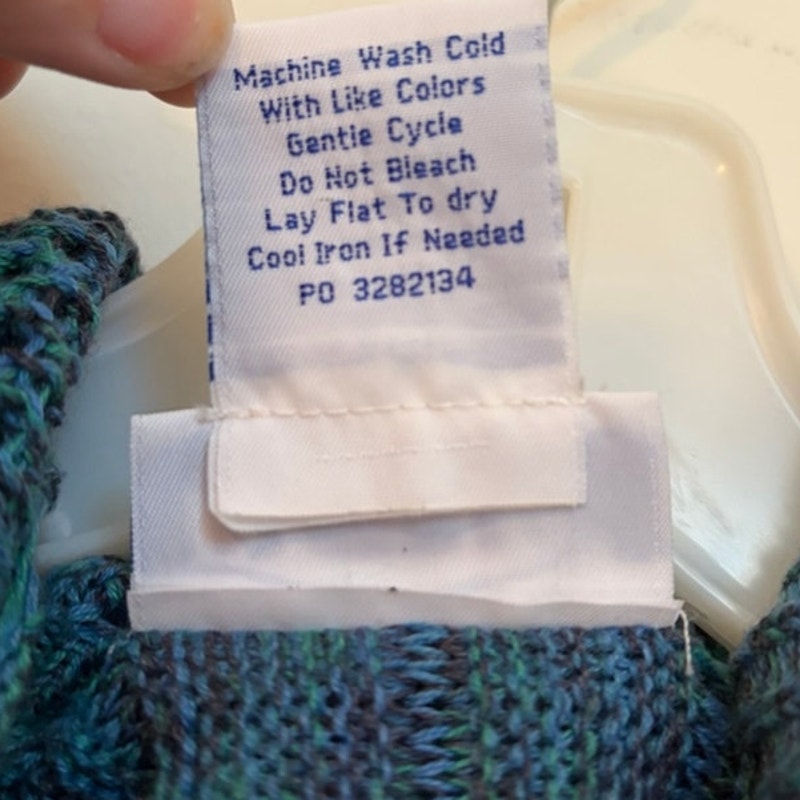 Blair Women's Teal Tank Top & Open Knit Cardigan 2-Piece Set Large