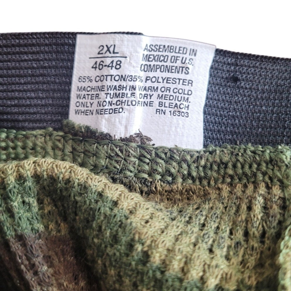 Cold Weather Drawers – XXL (46–48) | Woodland Camo | Thermal Base Layer