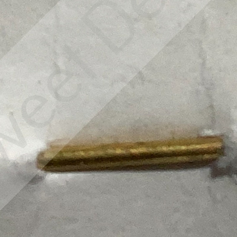 Early/Mid 1900s Brass C-Clasp "81" Collar Device 3/8"H Hat / Lapel Pin