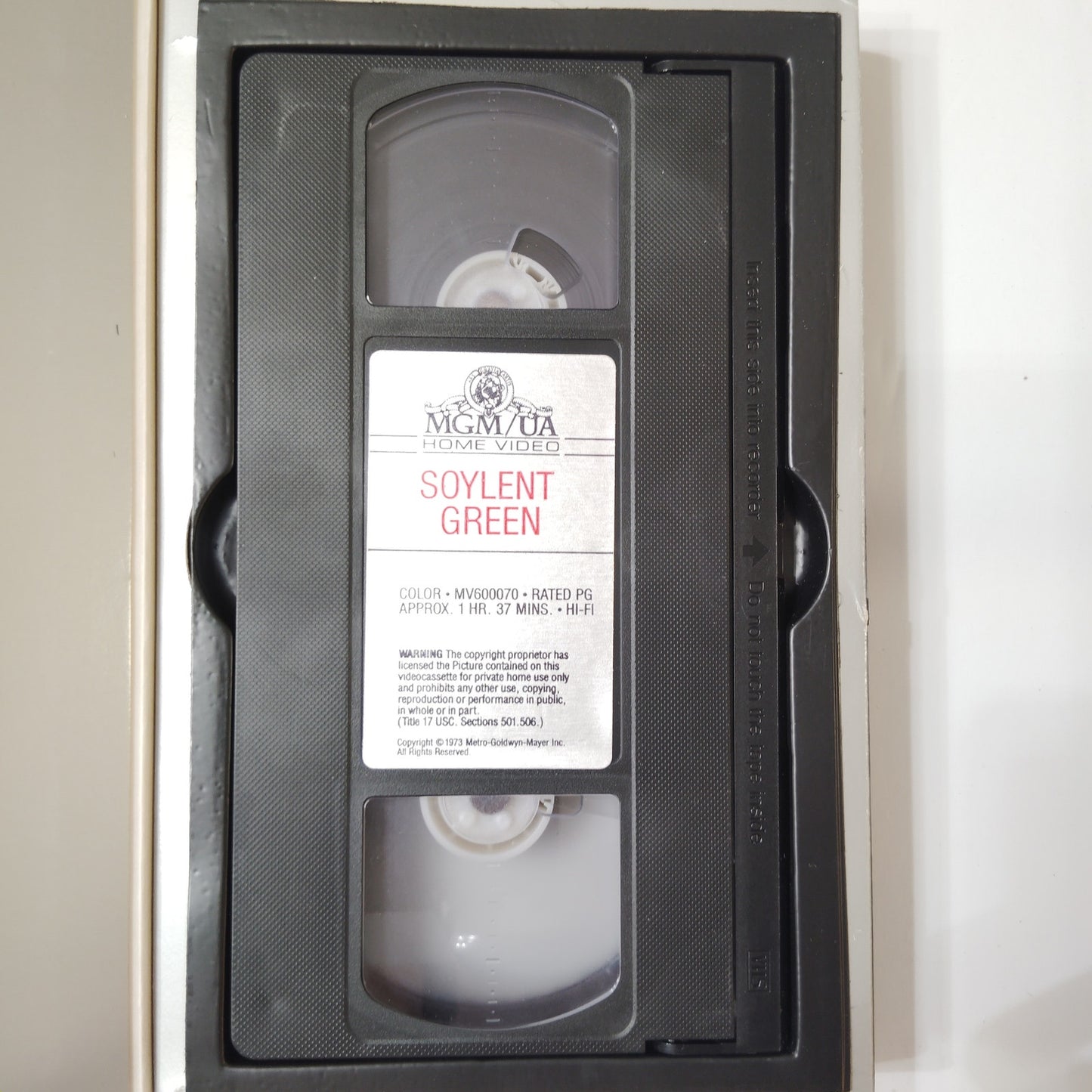 Soylent Green VHS 1983 Charlton Heston Edward G. Robinson Sci‑Fi Thriller