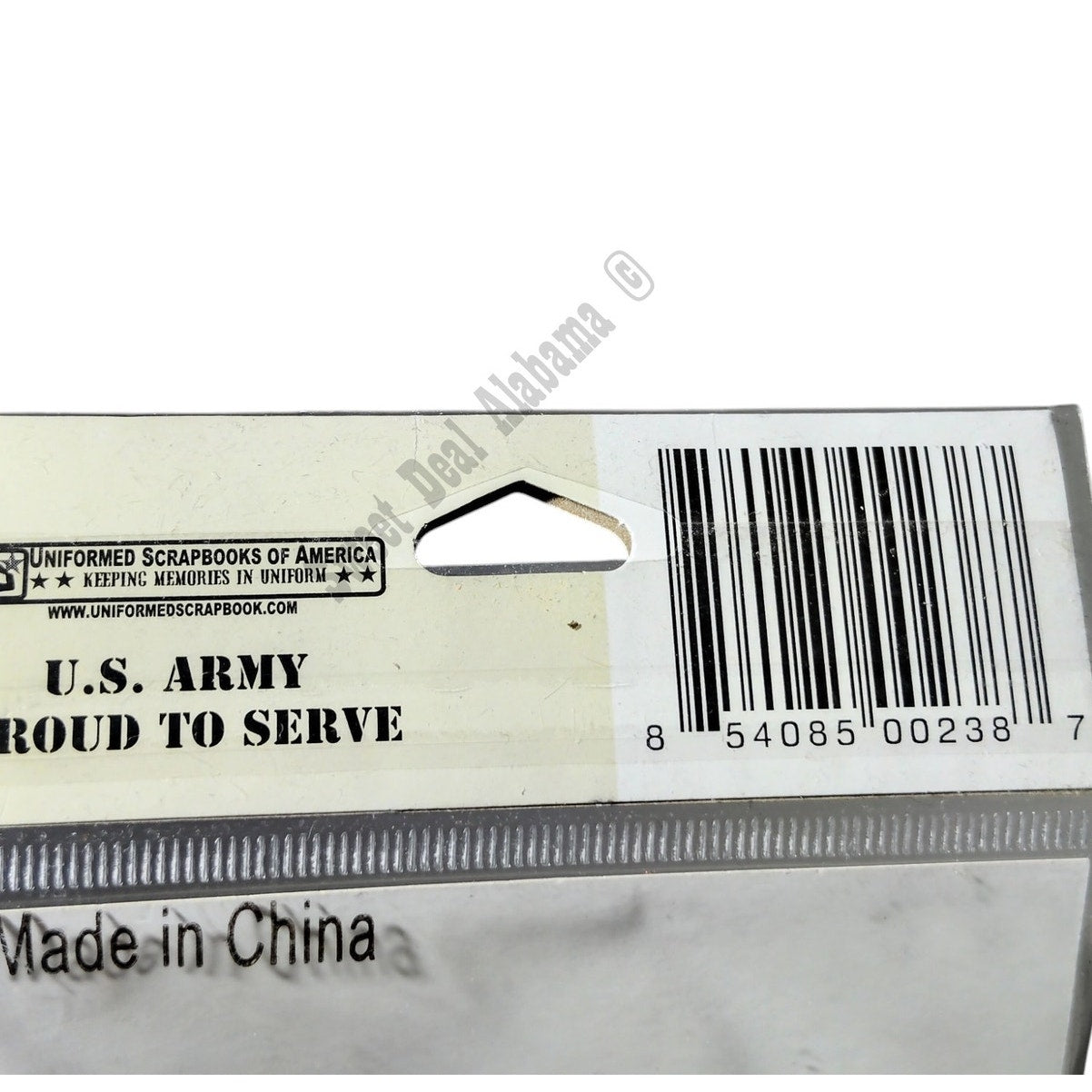 U.S. Army Proud to Serve Die Cut, 3D, Stick-On -Uniformed Scrapbooks of America