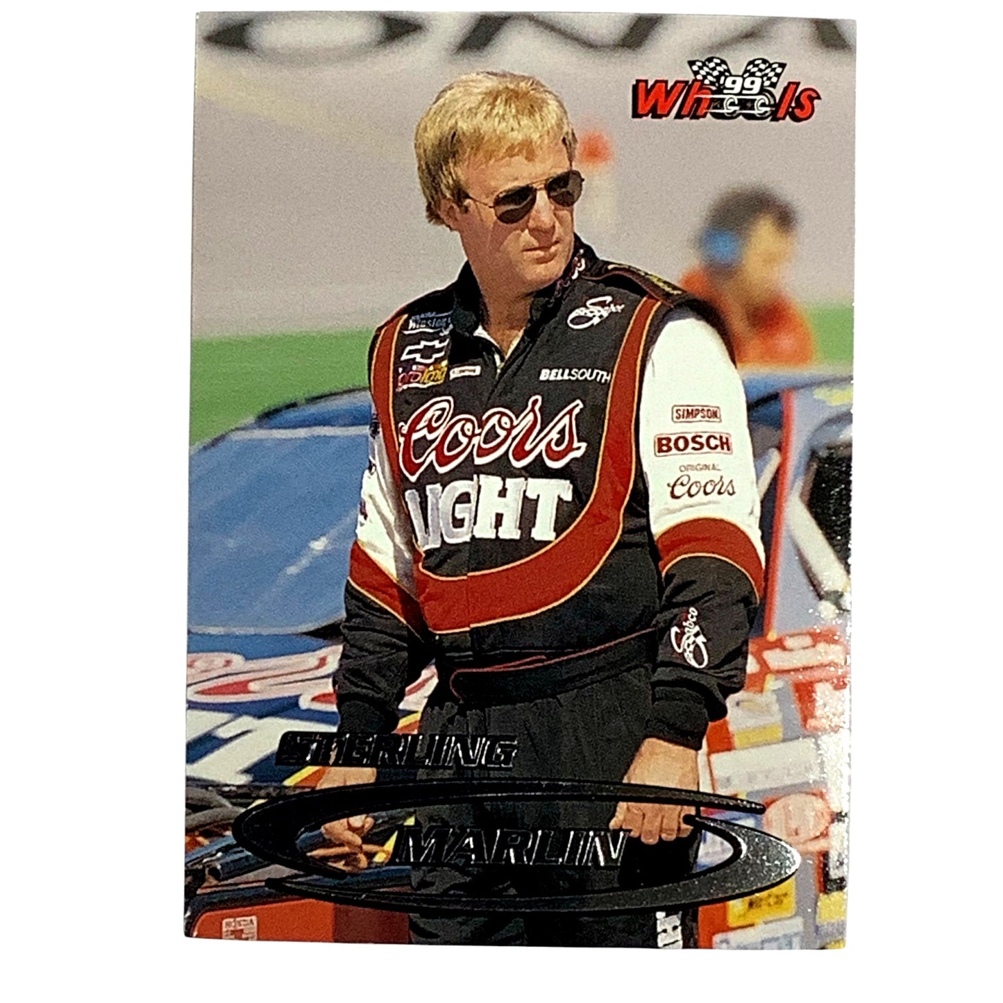 Sterling Marlin, Coors Light, Card 21, 1999 Wheels NASCAR Winston Cup, NM+